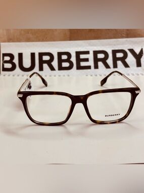 New Burberry BE2378 3002 Ellis Dark Havana Optical Glasses Extra Long Temples